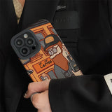 Boxtoday Gift Bearded Man With Dog IPhone Case