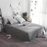 Boxtoday Plain Grid Bedding Set