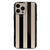 Boxtoday Gift Black & White Striped iPhone Case