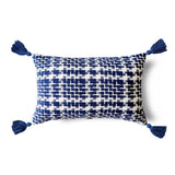 Boxtoday Preppy Blue Tufted Cushion Cover