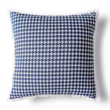 Boxtoday Preppy Blue Tufted Cushion Cover