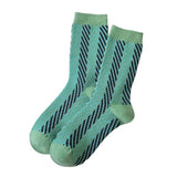 Boxtoday Gift Blue & Green Patterned fuzzy socks