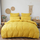 Boxtoday Zig Zag Fringe Duvet Cover Set