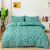 Boxtoday Zig Zag Fringe Duvet Cover Set