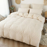 Boxtoday Zig Zag Fringe Duvet Cover Set