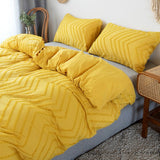 Boxtoday Zig Zag Fringe Duvet Cover Set