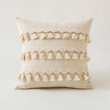 Boxtoday Boho Tassels Tufted Cushion Cover