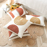 Boxtoday Boho Tufted Arcs Cushion Cover