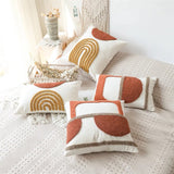 Boxtoday Boho Tufted Arcs Cushion Cover