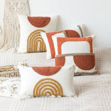 Boxtoday Boho Tufted Arcs Cushion Cover