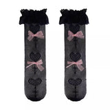 Boxtoday Gift Bows Fishnet Knee Socks