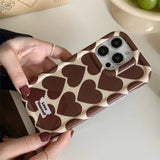 Boxtoday Gift Brown Heart IPhone Case