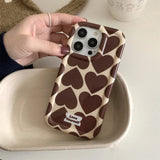 Boxtoday Gift Brown Heart IPhone Case