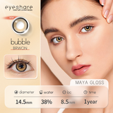 Boxtoday Bubble Brown 14.5mm 1 Pair | 1 Year