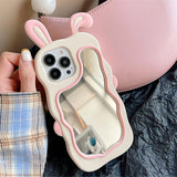 Boxtoday Gift 3D Bunny Mirorr iPhone Case