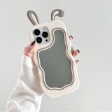 Boxtoday Gift 3D Bunny Mirorr iPhone Case