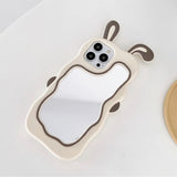 Boxtoday Gift 3D Bunny Mirorr iPhone Case