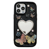 Boxtoday Gift Flower Butterfly Mirror iPhone Case