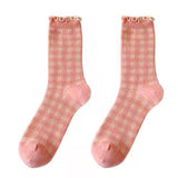 Boxtoday Gift Candy Fairy Plaid Socks