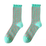 Boxtoday Gift Candy Fairy Plaid Socks