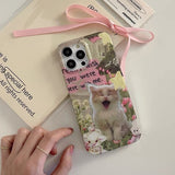 Boxtoday Gift Cat Rhinestone iPhone Case