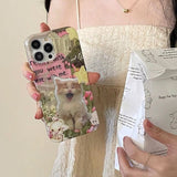 Boxtoday Gift Cat Rhinestone iPhone Case