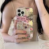 Boxtoday Gift Cat Rhinestone iPhone Case