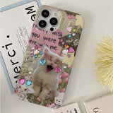 Boxtoday Gift Cat Rhinestone iPhone Case