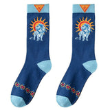 Boxtoday Gift Celestial Sun and Lion Print Socks