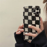 Boxtoday Gift Checkered iPhone Case