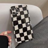 Boxtoday Gift Checkered iPhone Case