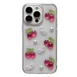 Boxtoday Gift Cherries & Bows iPhone Case