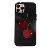 Boxtoday Gift Cherry Black iPhone Case