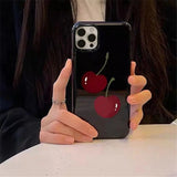 Boxtoday Gift Cherry Black iPhone Case