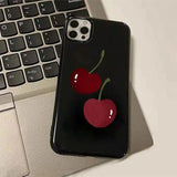 Boxtoday Gift Cherry Black iPhone Case