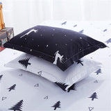 Boxtoday Christmas Trees and Deers Bedding Set