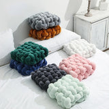 Boxtoday Knitted Chunky Plush Cushion