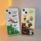 Boxtoday Gift Coffee Cake Quicksand IPhone Case