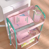 Boxtoday Pink 3-Layer Storage Shelf