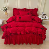 Boxtoday Coquette Princess Ruffle Bedding Set