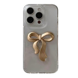 Boxtoday Gift Coquette Metal Bow iPhone Case