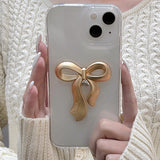 Boxtoday Gift Coquette Metal Bow iPhone Case