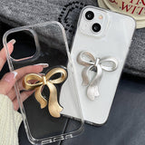 Boxtoday Gift Coquette Metal Bow iPhone Case