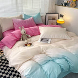 Boxtoday Cotton Candy Pastel Gradients Bedding Set