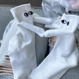 Boxtoday Gift Embroidery Hand Holding Socks