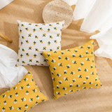 Boxtoday Cute Embroidered Flowers Cushion Cover