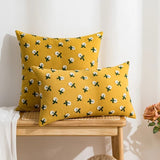 Boxtoday Cute Embroidered Flowers Cushion Cover