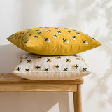 Boxtoday Cute Embroidered Flowers Cushion Cover