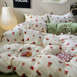 Boxtoday Cute Strawberry Print Bedding Set