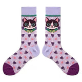 Boxtoday Gift Preppy Cat Print Socks